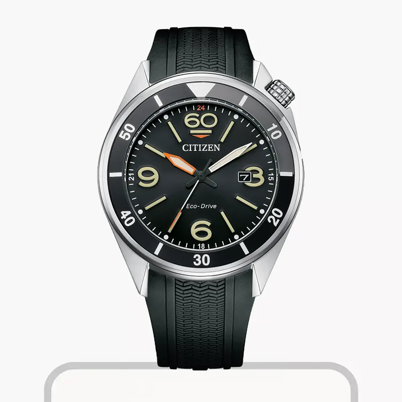 Citizen Sports Eco-Drive Black Dial Men's Watch- AW1710-04E